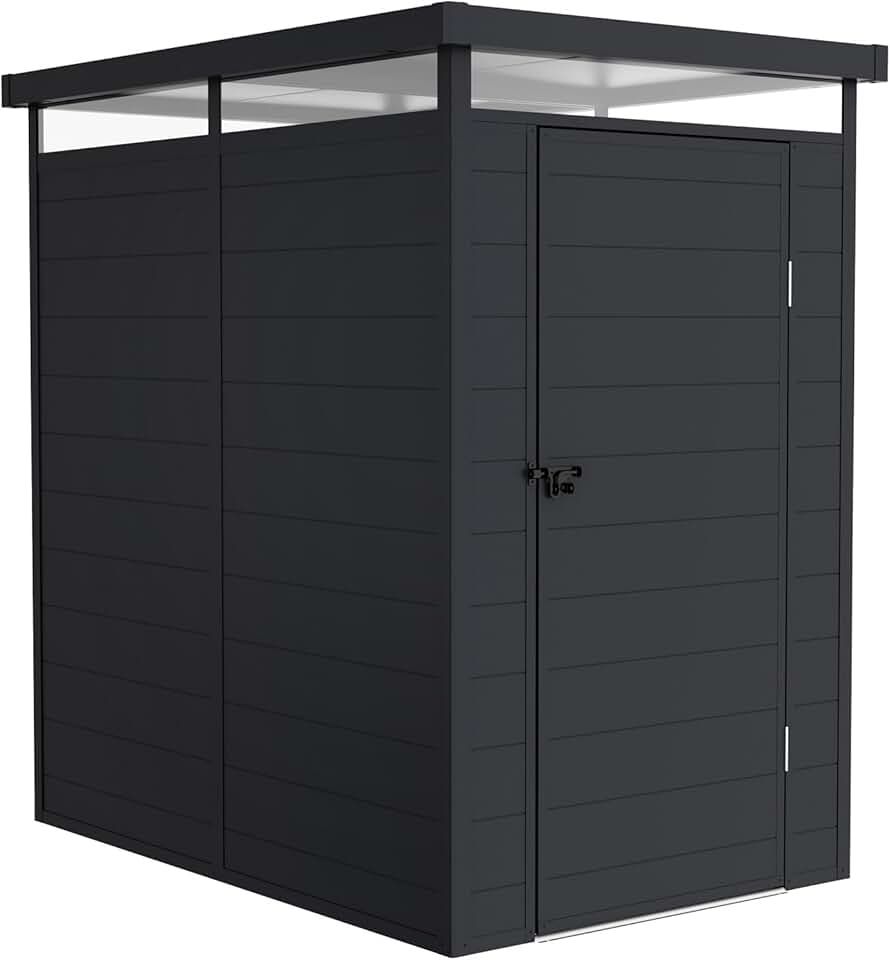 karaca-alisveris - Abri jardin Terra, 2,47m², alu/PVC, UV, gris anthracite