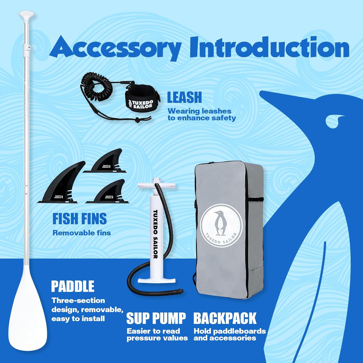 karaca-alisveris - Paddle Gonflable Adulte - 320cm - SUP avec accessoires complets
