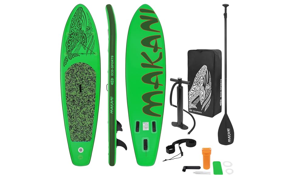 karaca-alisveris planche de stand up vert paddling makani 320x80x15 cm SUP gonflable paddle board de surf