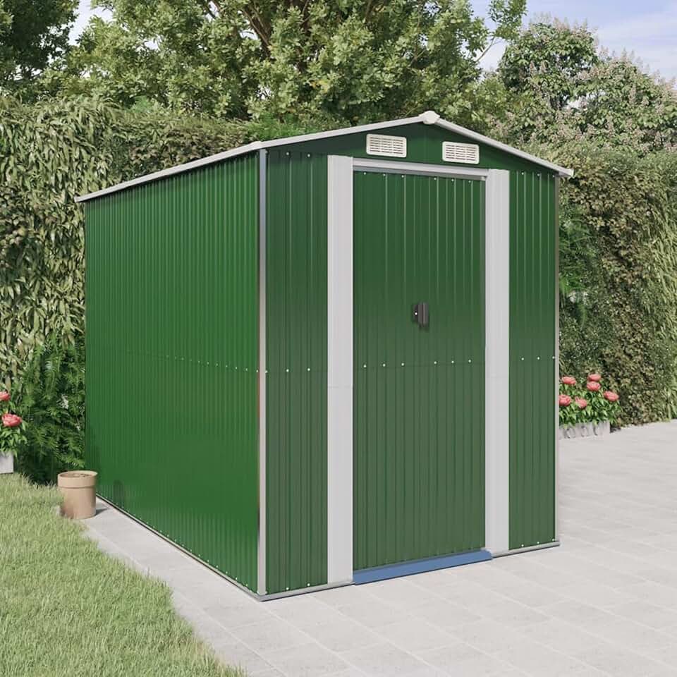 karaca-alisveris Abri de Jardin Vert 192x274x223 cm Acier galvanisé,Abris de Jardin,Abri de Stockage pour Jardin,Abri d'outils de Jardin,Abris de Jardin,Abri de Stockage pour Jardin,Abri d'outils de Jardin