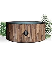 karaca-alisveris NORDIK Spa Gonflable | 180 cm de diamètre | 1100 litres | Moteur 2240 W | Jusqu'à 6 Pers...