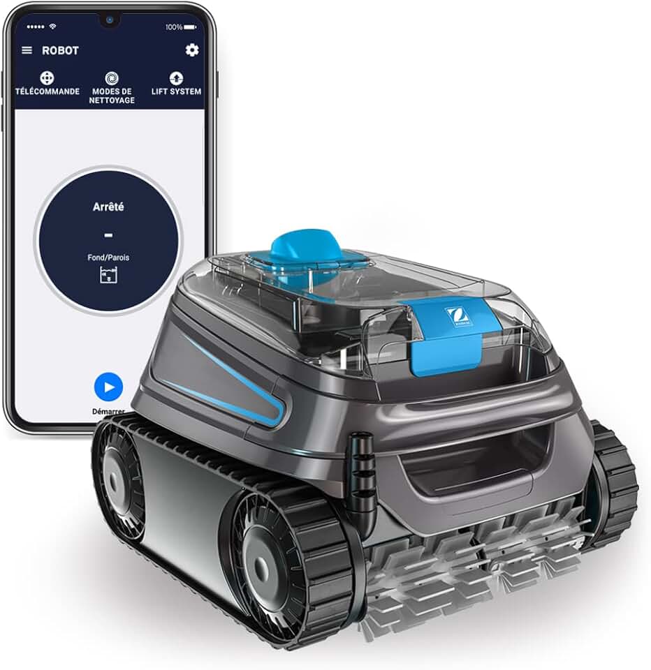 karaca-alisveris - Robot électrique série IQ 12x6m, fond/parois, télécommande, CNX40IQ