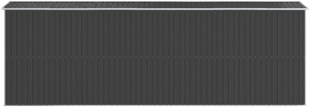 Abri de jardin - anthracite acier galvanisé - 192x606x223 cm - structure extérieure spacieuse - 3147454