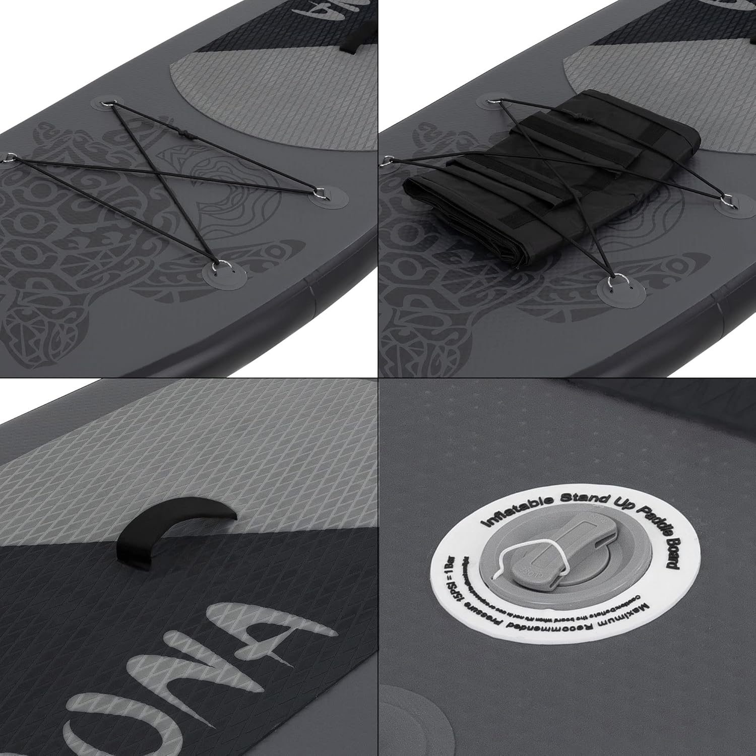 karaca-alisveris - SUP gonflable série Stand Up - 305/308/320/380 cm - PVC, 120/150 kg, 10/15 cm d’épaisseur