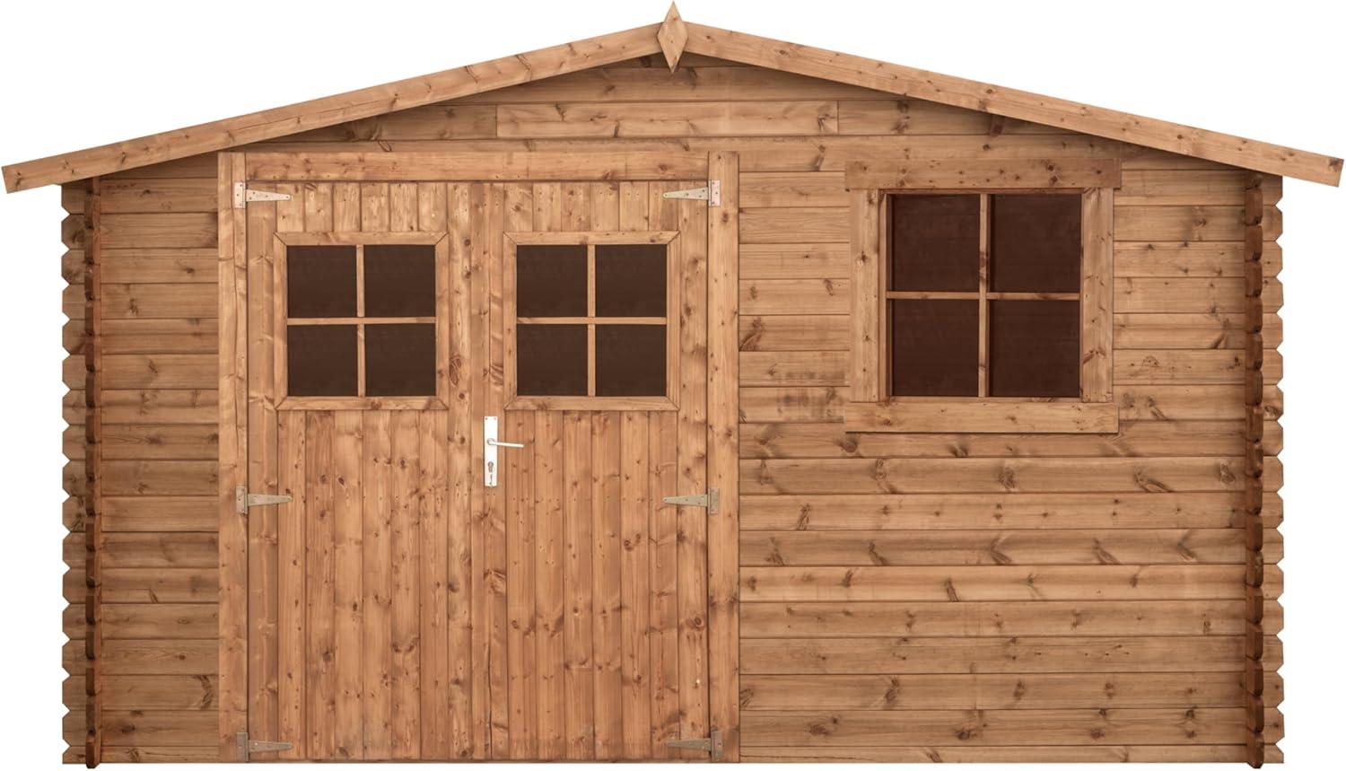 Abri de Jardin en Bois traité , Surface utile 9.9m² 