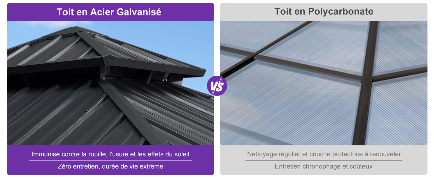 Série d'images montrant des surfaces réfléchissantes ou métalliques brillantes présentant des motifs géométriques et des effets de lumière sur un fond neutre.
