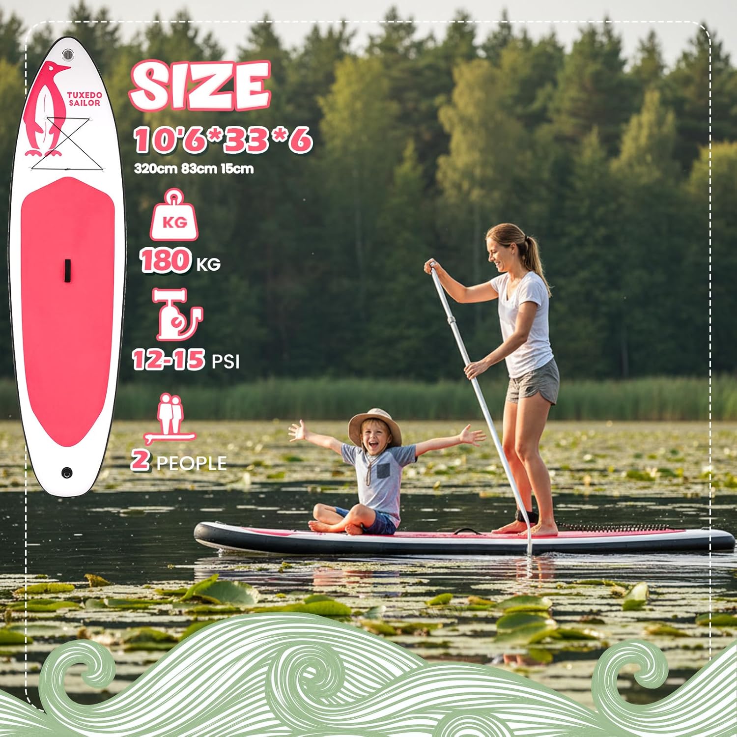 karaca-alisveris - SUP gonflable adulte - Accessoires inclus - robuste