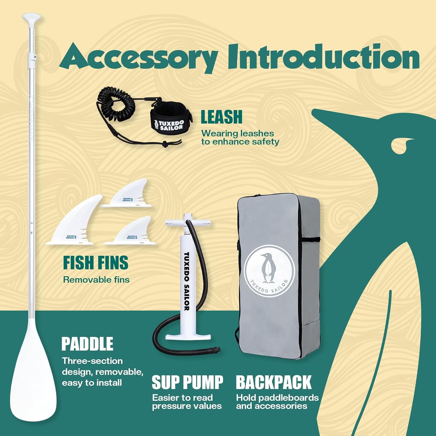 karaca-alisveris - Paddle gonflable adulte - planche SUP avec accessoires complets