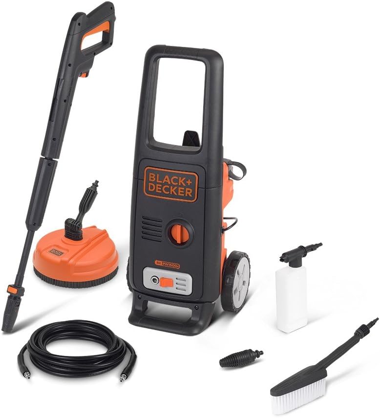 karaca-alisveris Nettoyeur Haute Pression BXPW1600PE avec Patio Cleaner et Brosse Fixe (1600 W, 125 Bar, 420 l/h)