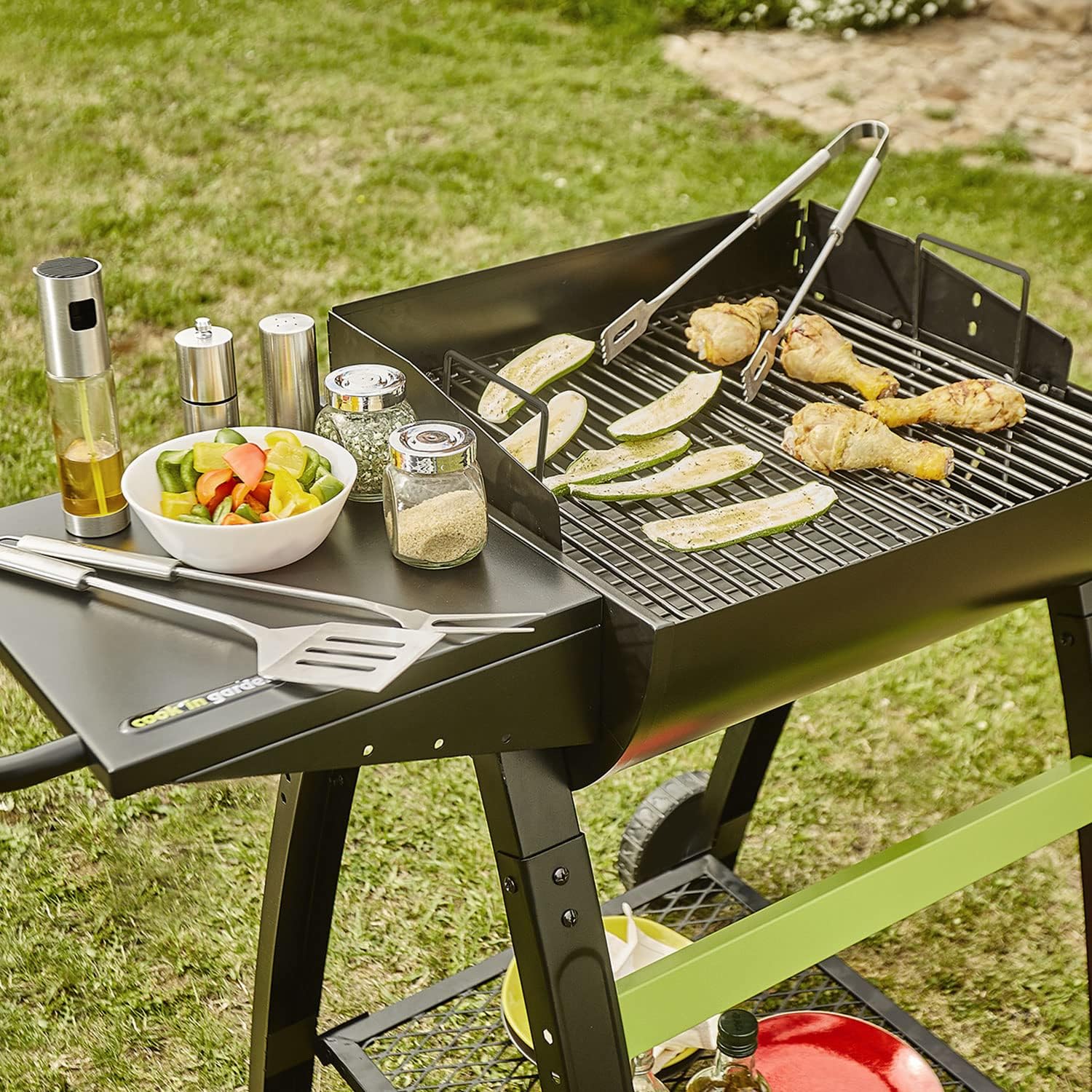 karaca-alisveris - Barbecue TONINO 50 - acier - ventilation, 4-6 pers.