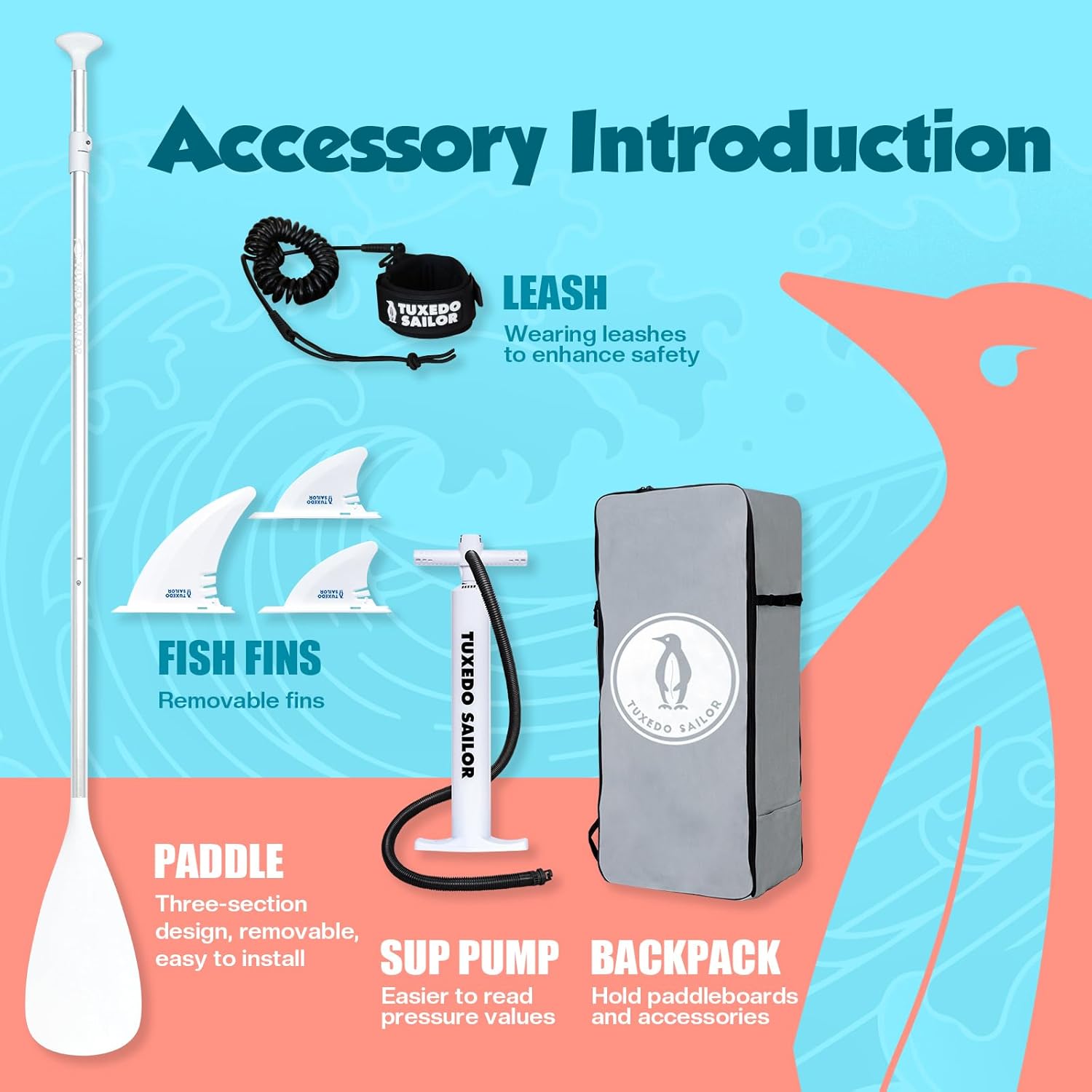 karaca-alisveris - Paddle Gonflable Adulte - SUP 320 cm - avec accessoires complets
