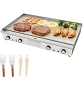 karaca-alisveris Plancha électrique,commerciale en acier inoxydable,73cm avec contrôle de température régl...