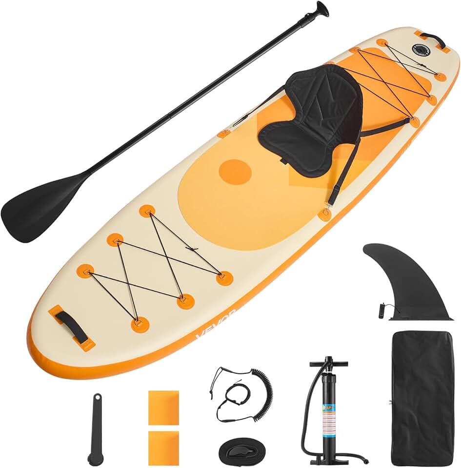 karaca-alisveris - Paddle gonflable avec siège - 323x83,8x15,2 cm - ultra-léger, accessoires complets