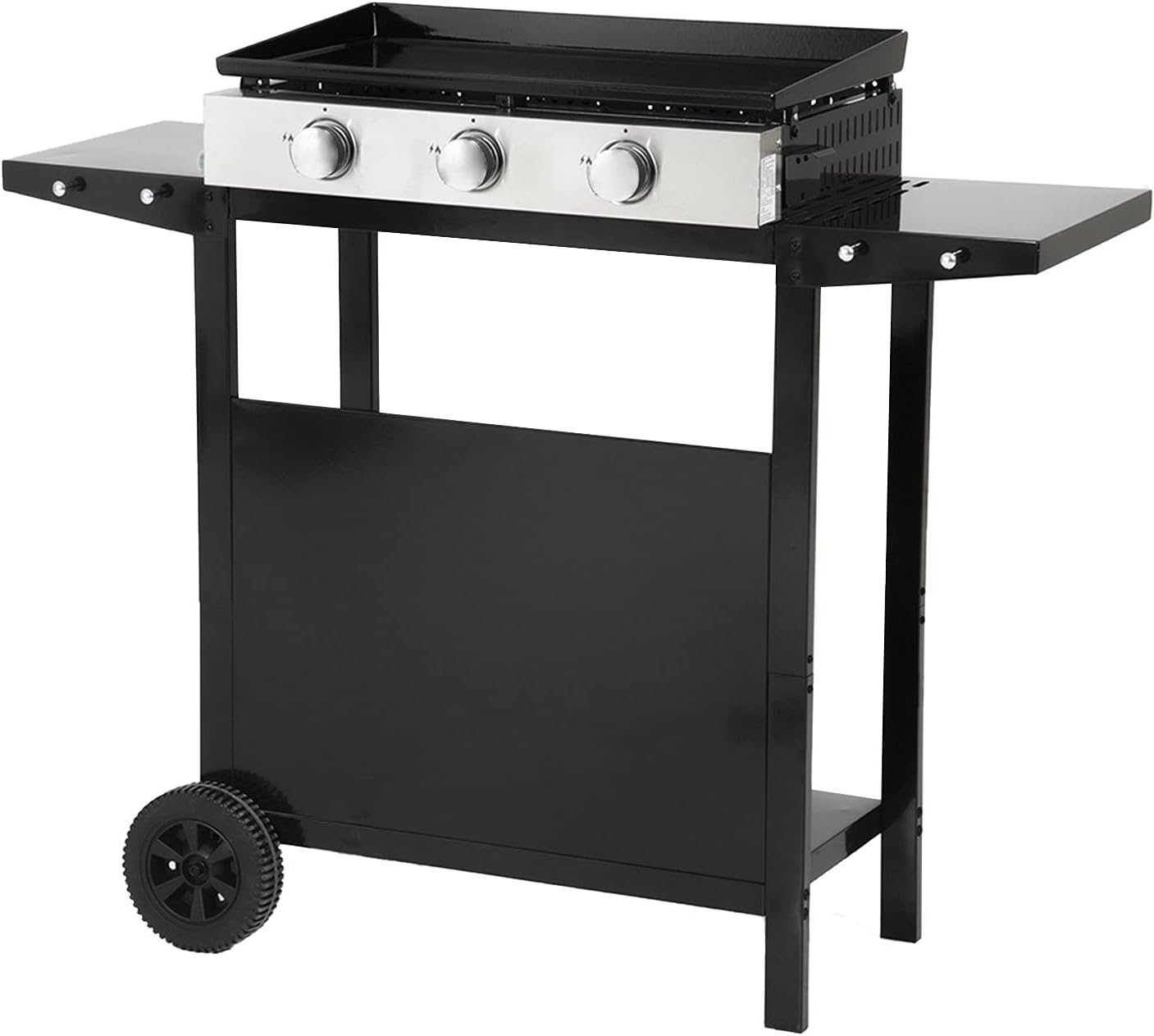 karaca-alisveris - Plancha Mérida sur chariot 3 brûleurs 6kW 74x33 cm