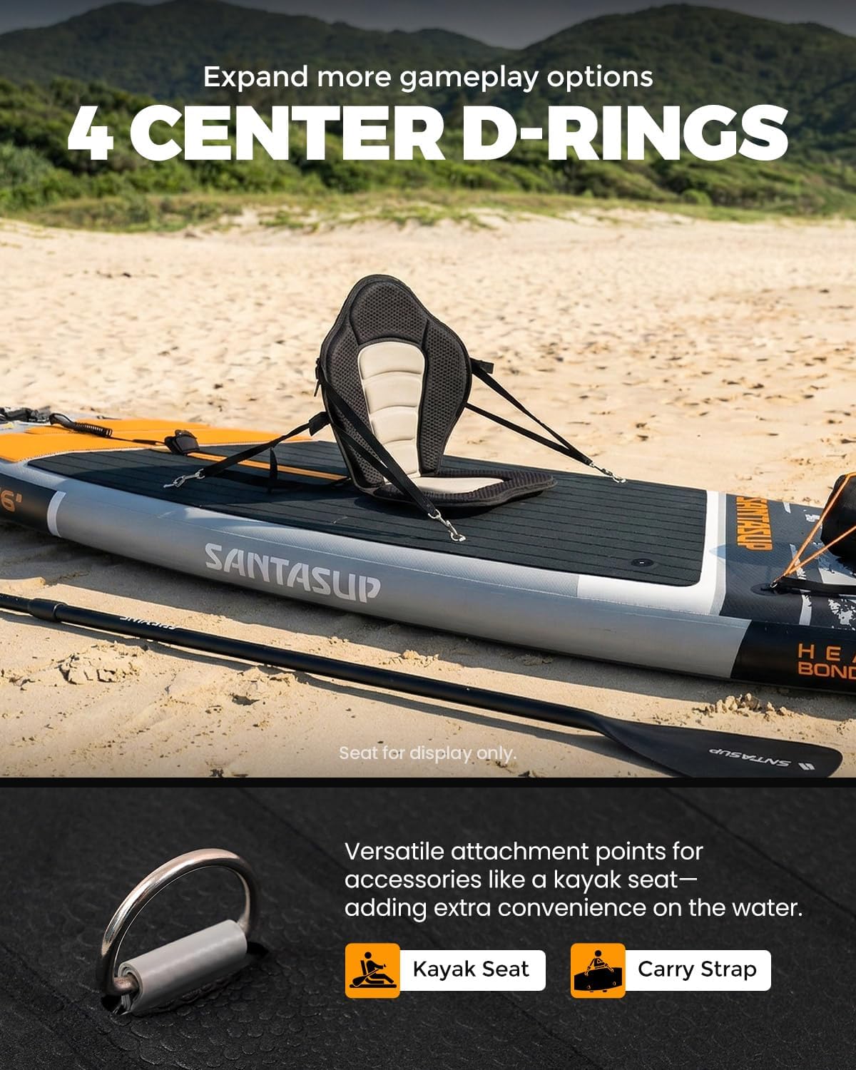 Stand Up Paddle Gonflable - Série Accessoires - 10'6