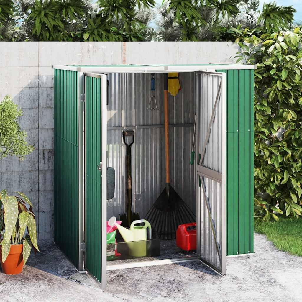 karaca-alisveris Abri à Outils de Jardin Vert 161x89x161 cm Acier galvanisé, Maison & Jardin, Pelouses & Jardins, Vie en extérieur, Structures extérieures, Cabanes & abris de Jardin, Vert, (Poids 29.62KG)