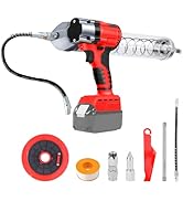 karaca-alisveris Pompe à graisse sans fil pour Milwaukee M18 18V Batterie - 13000 PSI Electrique Graisse 650ml ...