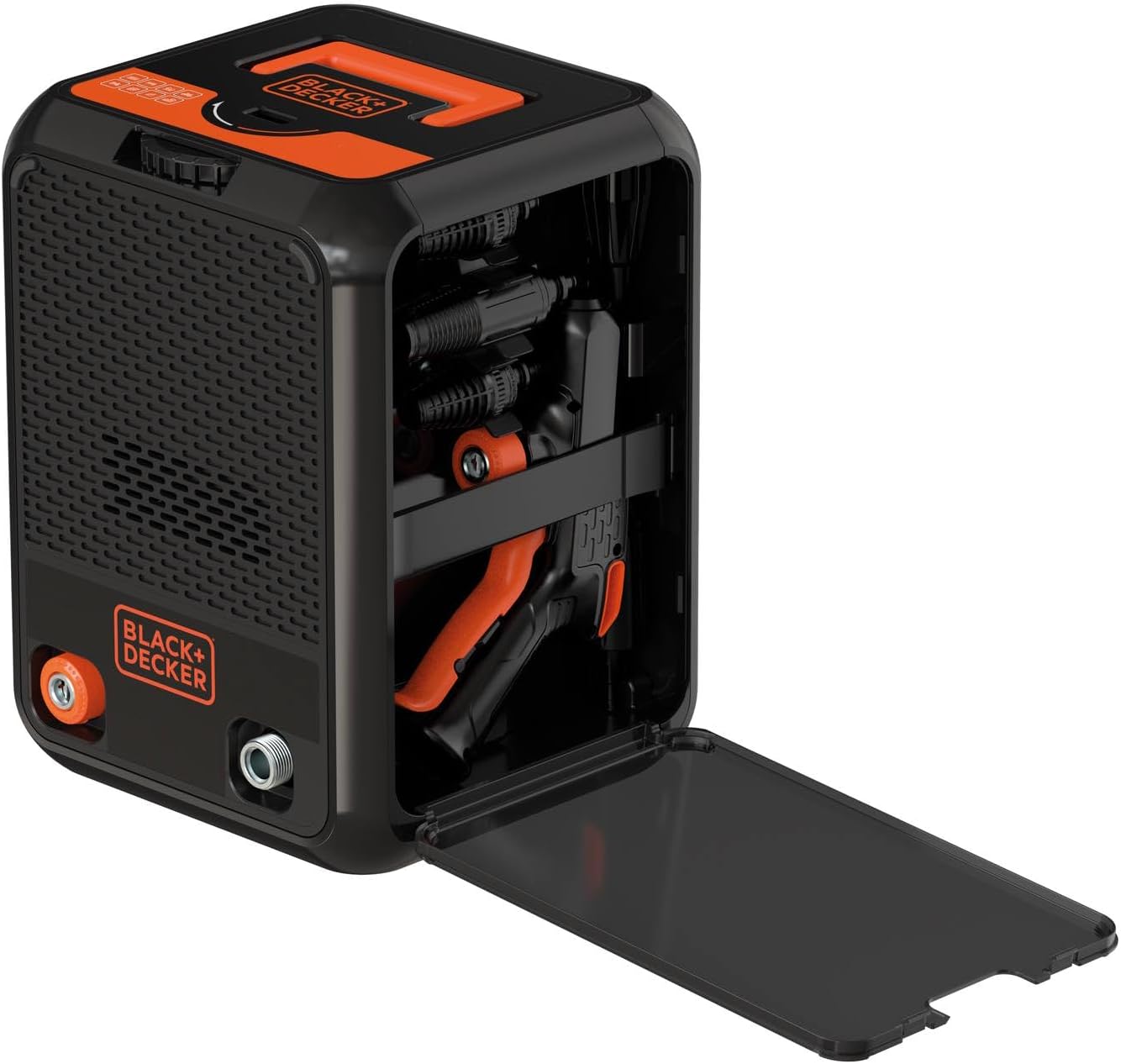 karaca-alisveris Nettoyeur Haute Pression BXPW1900C, Compact, pour la Voiture et l’extérieur de la Maison, Pression Max. 150 Bar, Débit Max. 460 l/h, Puissance absorbée 1 900 W