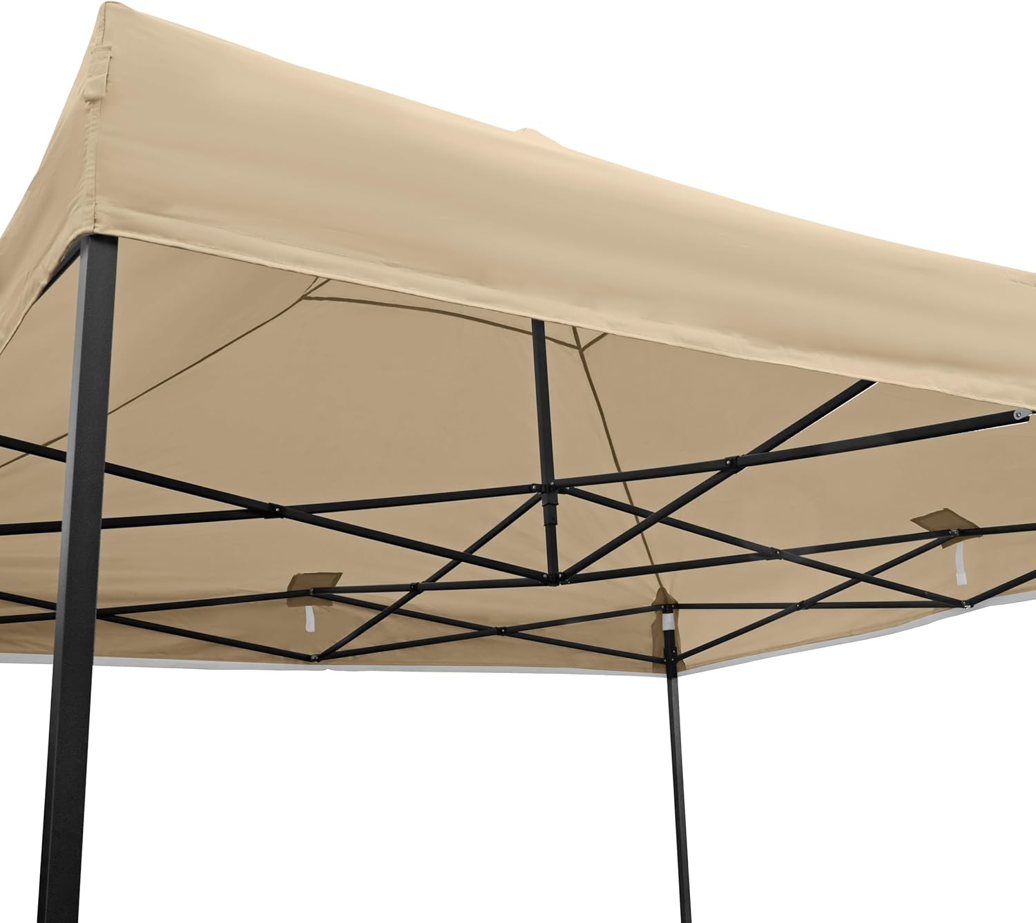 karaca-alisveris | Tonnelle Pliante 3x3m | Matériaux Robustes, Entièrement Étanches et de Haute Qualité (Beige)