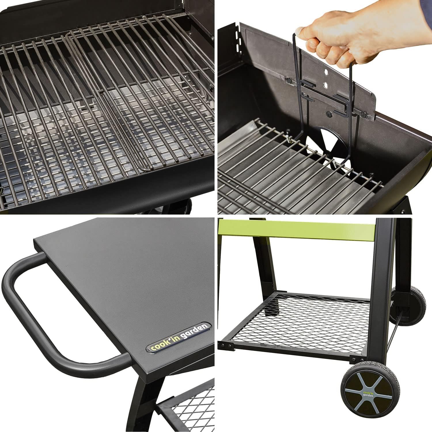 karaca-alisveris - Barbecue TONINO 50 - acier - ventilation, 4-6 pers.