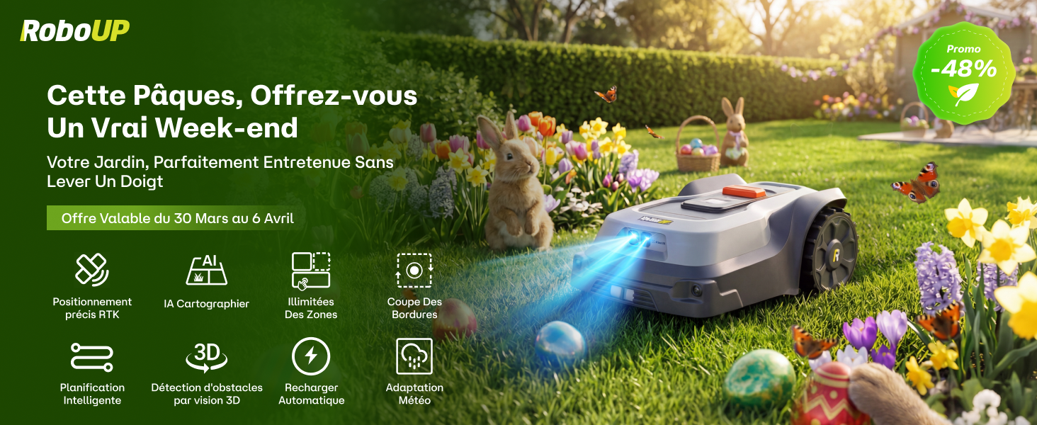 Robot Tondeuse sans Fil Périphérique TM01