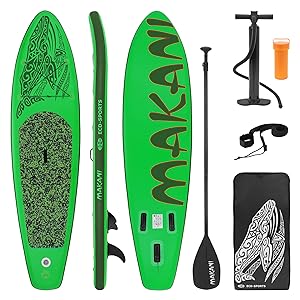 karaca-alisveris planche de stand up vert paddling makani 320x80x15 cm SUP gonflable paddle board de surf