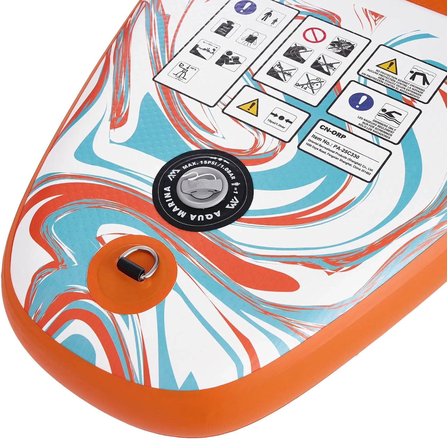 karaca-alisveris Pure Air Coast 10'10 Planche de stand up paddle gonflable 330 x 82 x 15 cm