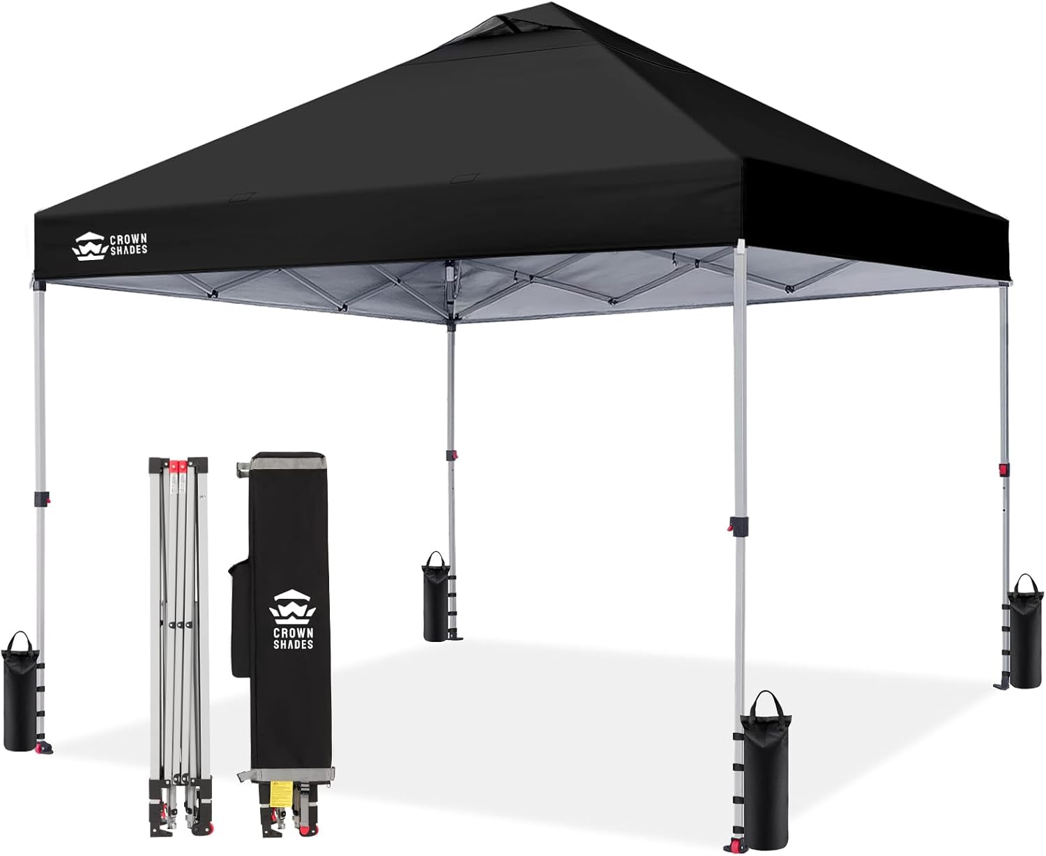 karaca-alisveris - tonnelle pliante - 3x3m - imperméable UPF50+, sac, sacs de sable