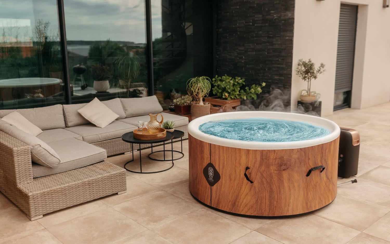 karaca-alisveris - Spa Gonflable 150 cm - 800 L - 140 jets - 2240 W
