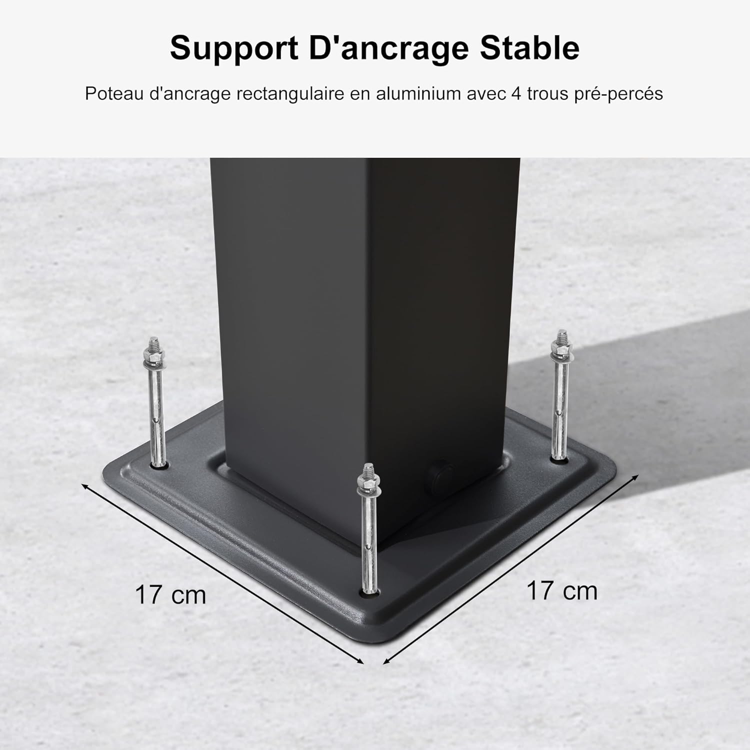 karaca-alisveris - Pergola Kaki - 4x3m aluminium, toit rétractable, imperméable