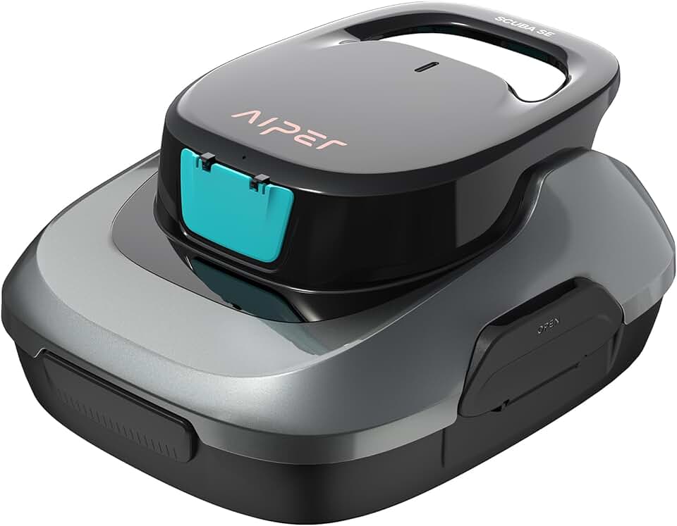 karaca-alisveris - Scuba SE - dimensions compactes - aspirateur piscine sans fil, autonomie 90min, auto-stationnement