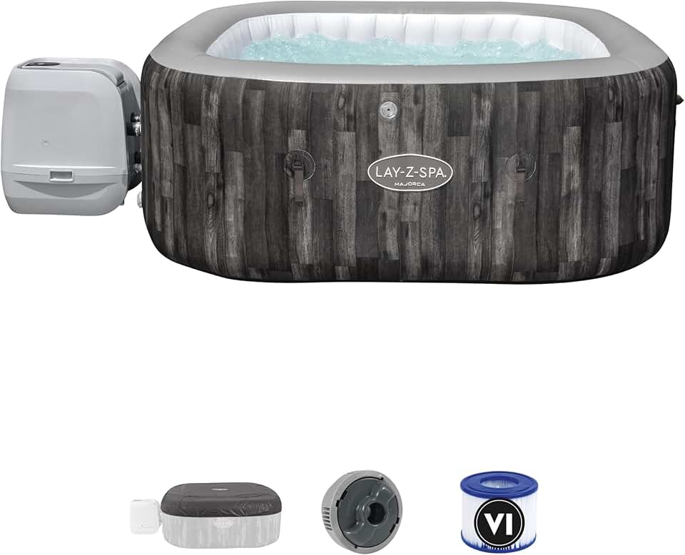 karaca-alisveris Spa Gonflable carré karaca-alisveris Majorca Hydrojet Pro 4-6 Personnes