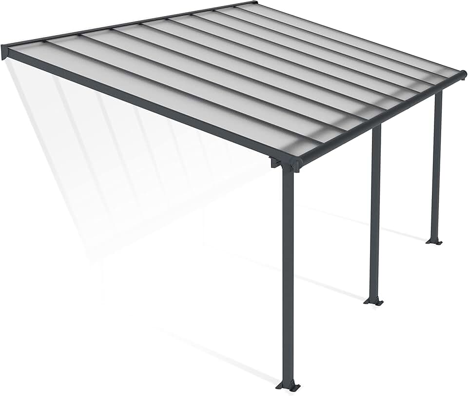 karaca-alisveris by karaca-alisveris - Olympia - 16.4m² - aluminium & polycarbonate, terrasse, gris