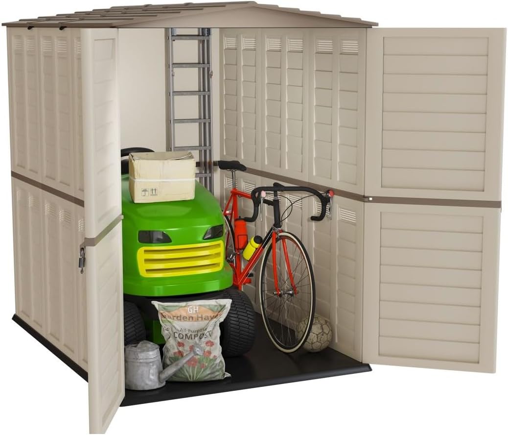 karaca-alisveris - Abri de Jardin XL 3,14m², double paroi, anti-UV, 5500L