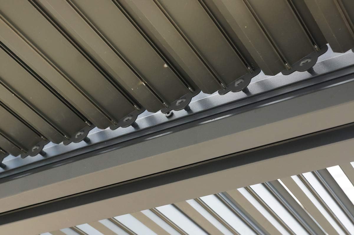 Pergola bioclimatique - gris anthracite - 10,8 m² - PER 3630 BI
