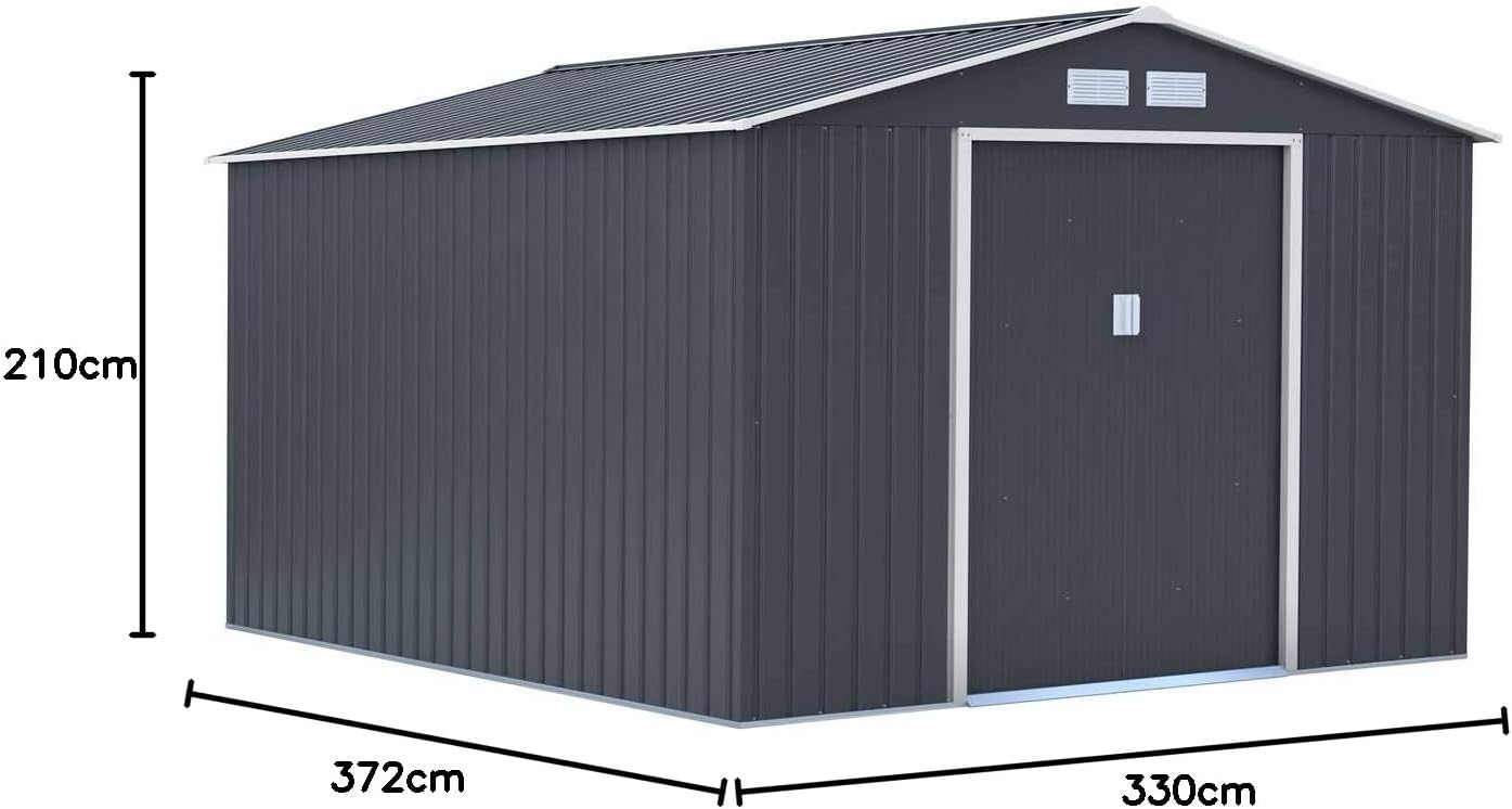 Abri de Jardin Métal Vegas, 12.98m²