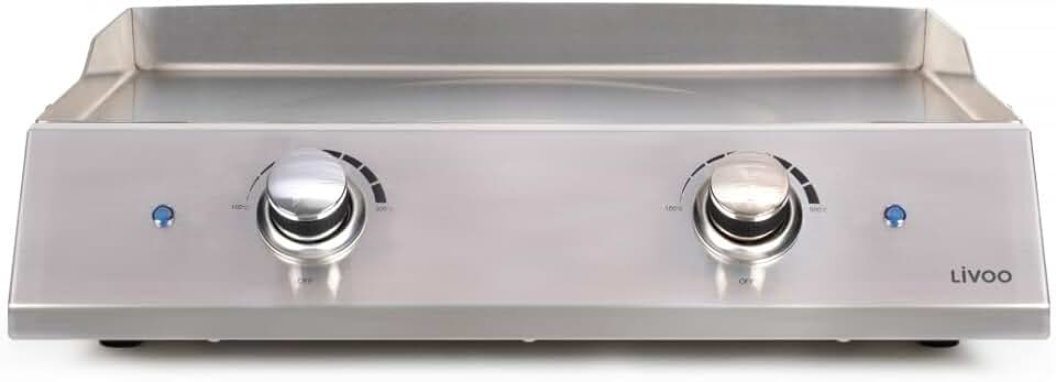 Plancha électrique - 51x36 cm - 2800W - surface antiadhésive - DOC302