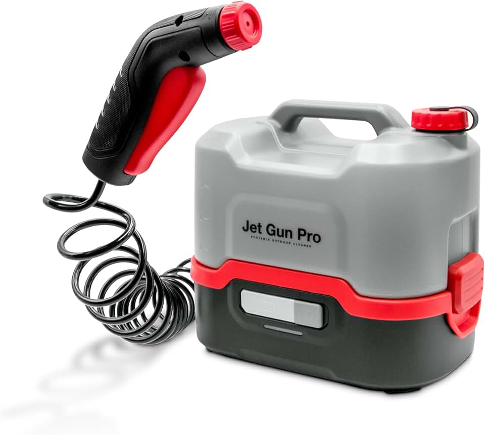 karaca-alisveris - JET GUN PRO - 8 L, 2,1 kg, batterie, tuyau 3 m - JET GUN PRO