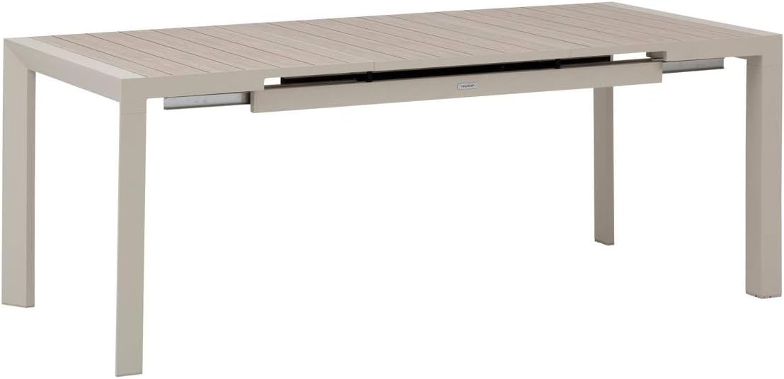 karaca-alisveris - Evasion - 8 places extensible - aluminium effet bois