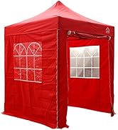 karaca-alisveris Tonnelle étanche 2 x 2 m Rouge