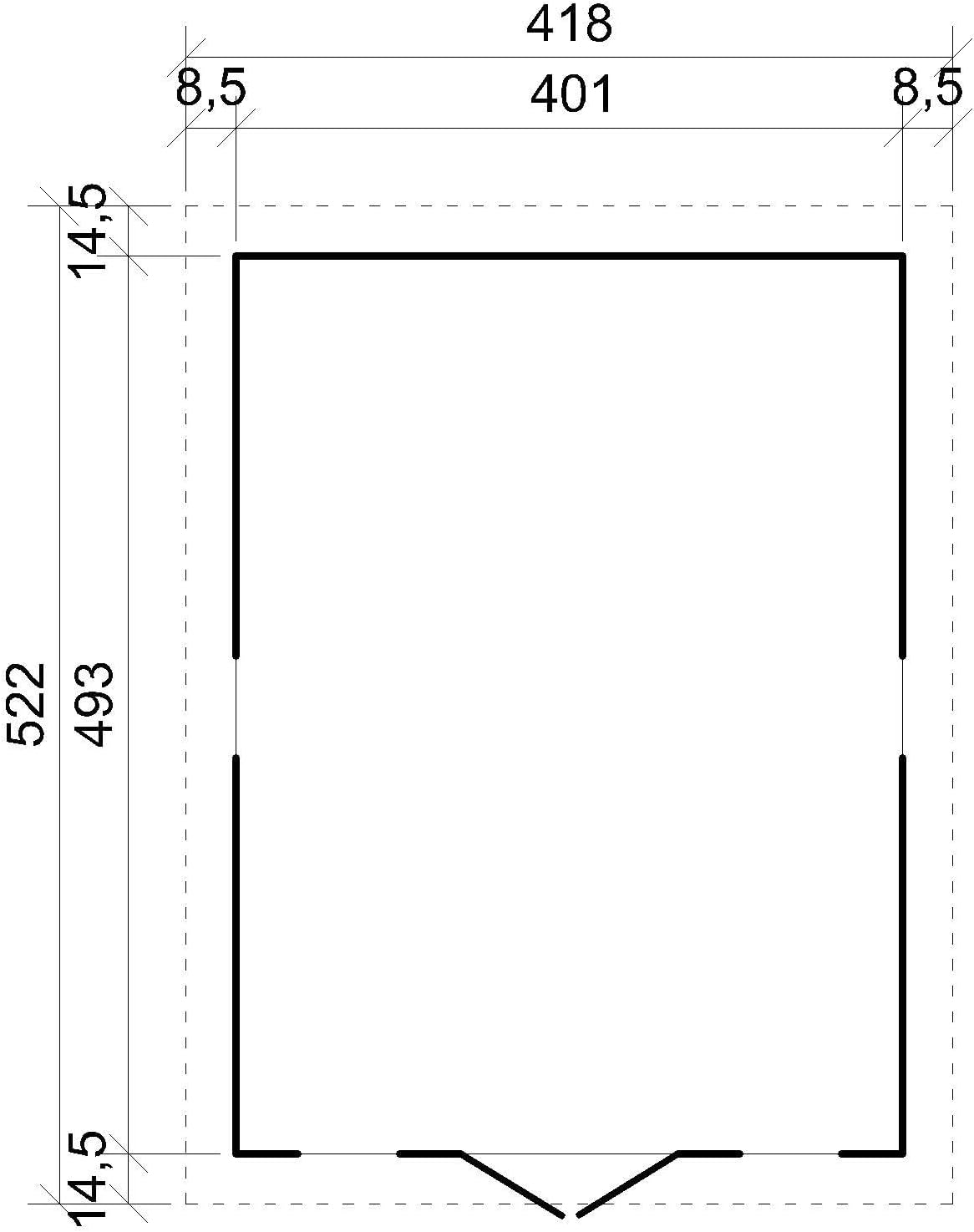 Abri de Jardin en Bois Exterieur avec Les PLANCHERS IMPRÉGNÉ- Maison de Jardin en Pin/épicéa-H246x418x522 cm/20 m²-Construction de Panneaux- Rangement pour vélos, Remise à Outils-karaca-alisveris M333 +M333G