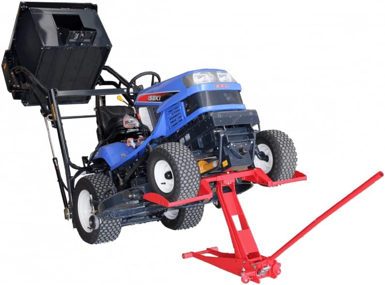 Lève tracteur tondeuse hydraulique - capacité 800kg - entretien facile - dimensions adaptées