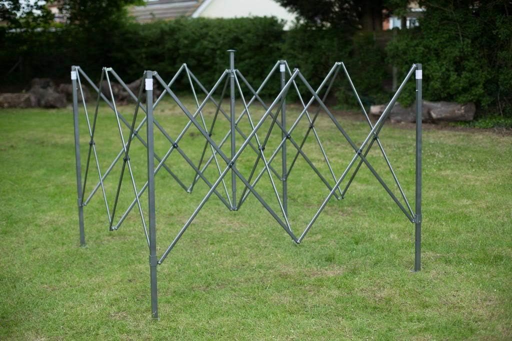 karaca-alisveris - Tonnelle pliante série standard - 3x3m - robuste, étanche, accessoires inclus