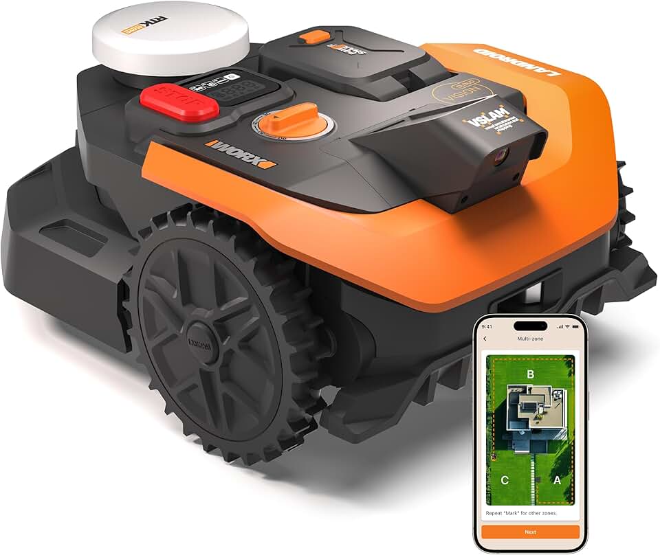 karaca-alisveris - Tondeuse robot Vision Cloud 2WD - 500m², IA, VSLAM+RTK, appli - WR305E