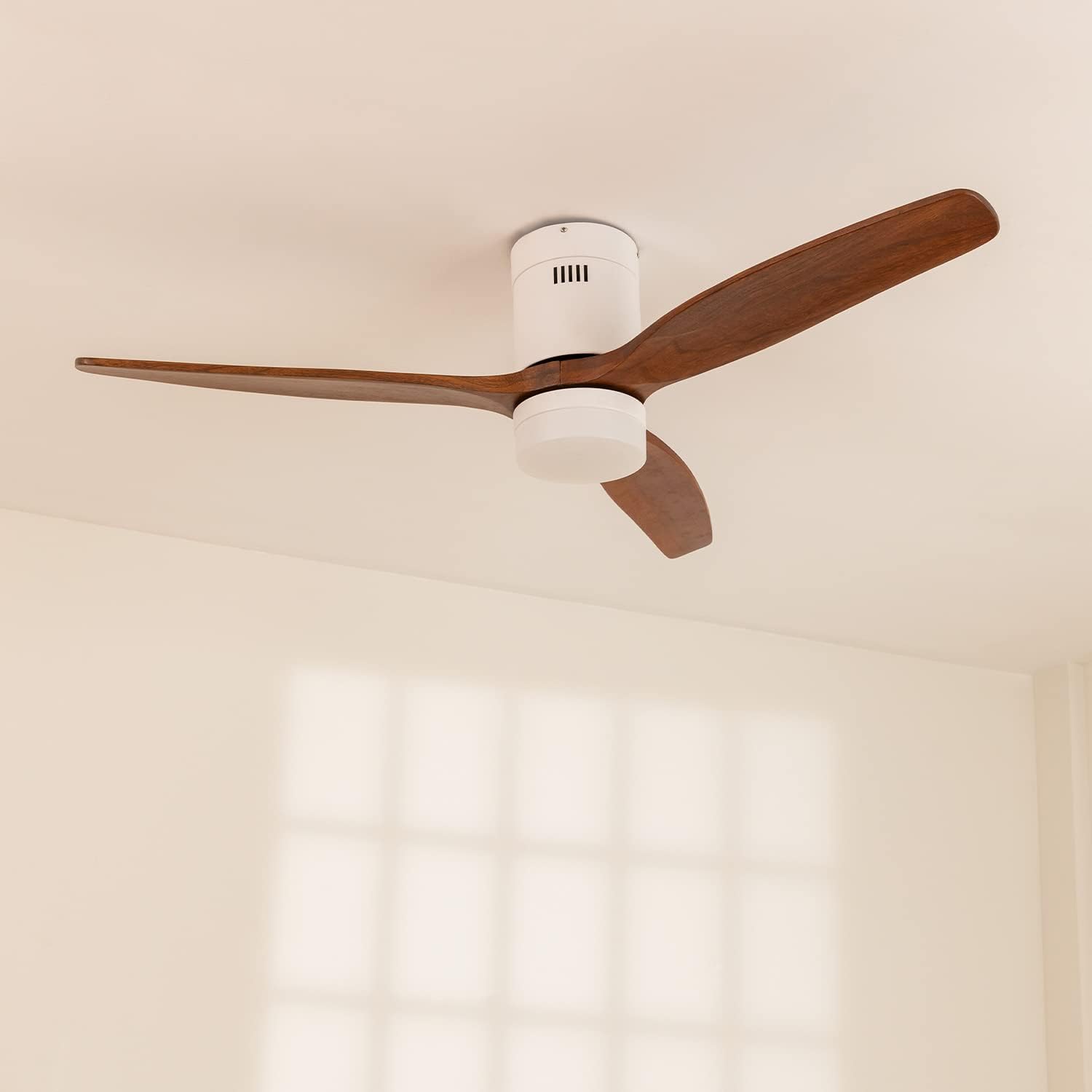 CREATE - Windcalm - Ø132 cm - ventilateur plafond 40W 6 vitesses silencieux lumière télécommande été-hiver M/Ventilateur