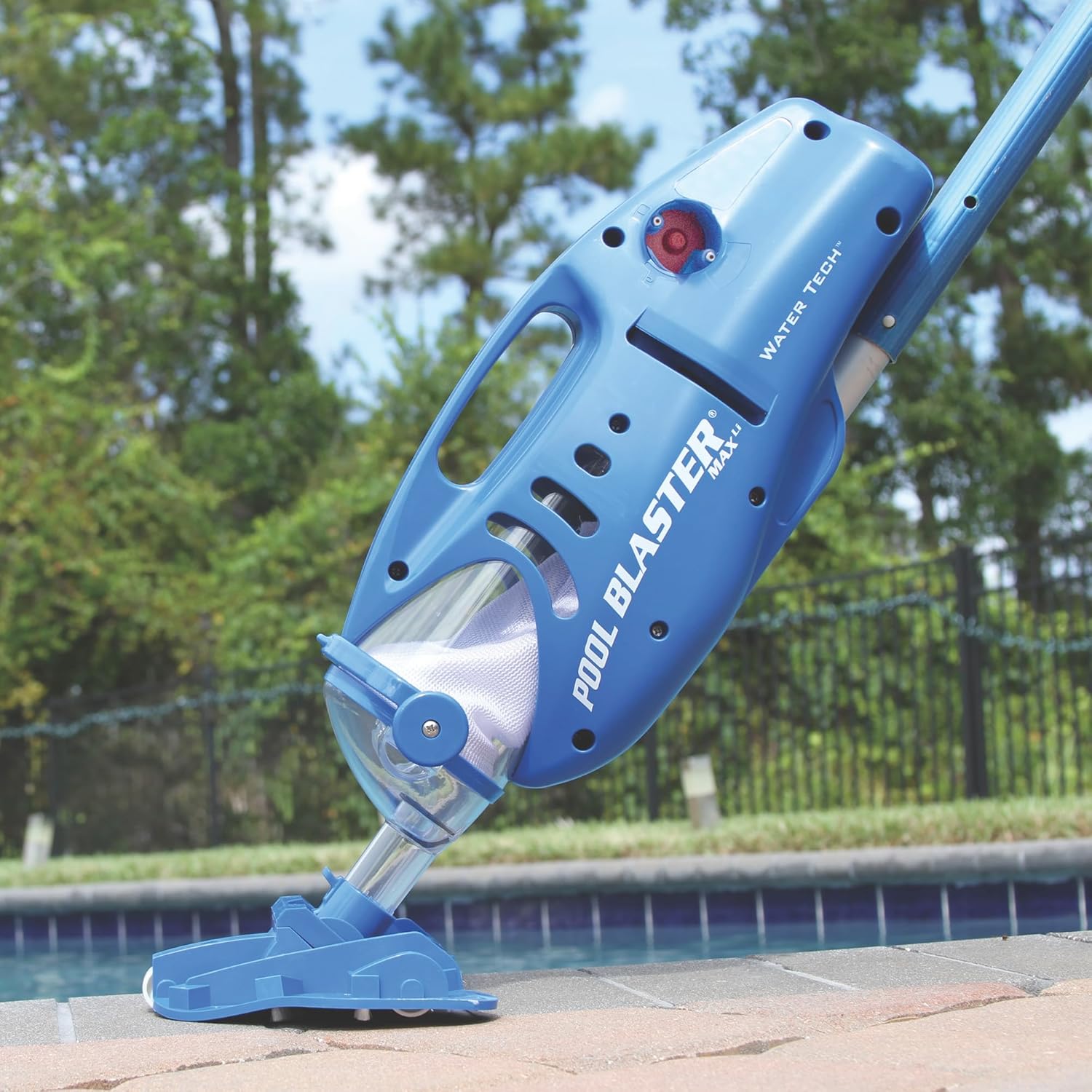 Water Tech karaca-alisveris Max Li Aspirateur de piscine, aspirateur de piscine sans fil avec moteur P30, aspirateur à main pour piscine et spa