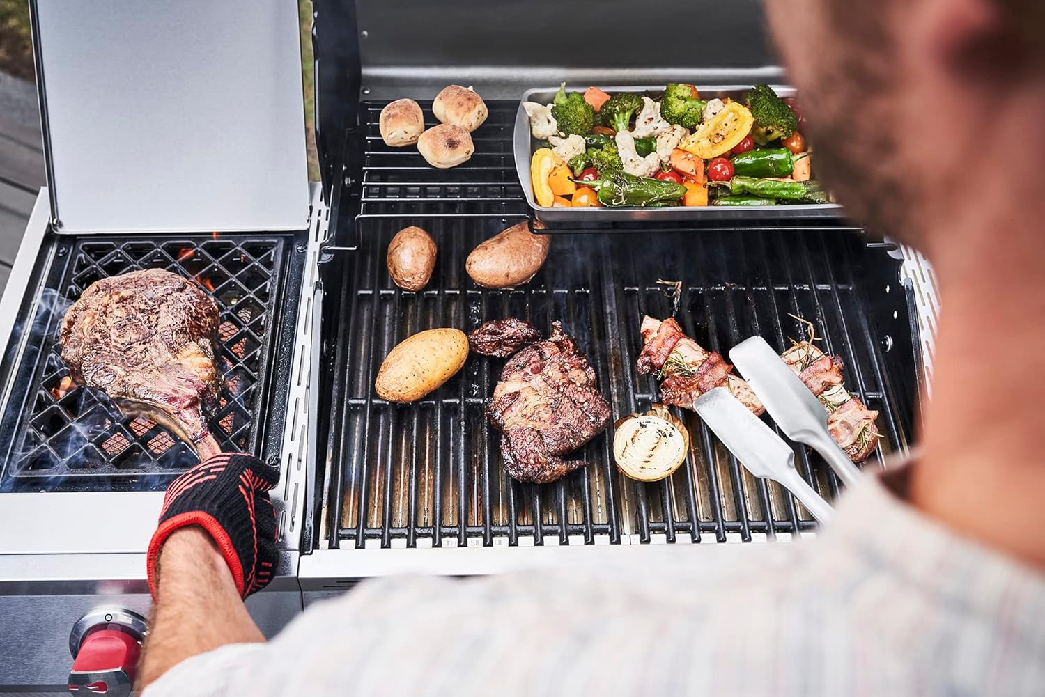Char-Broil - Advantage PRO S 3 - 3 brûleurs inox, Sear 900°C, TRU-Infrared