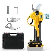 karaca-alisveris Sécateur électrique sans fil, compatible avec les batteries karaca-alisveris 18 V, 20 V, LCD Dis...
