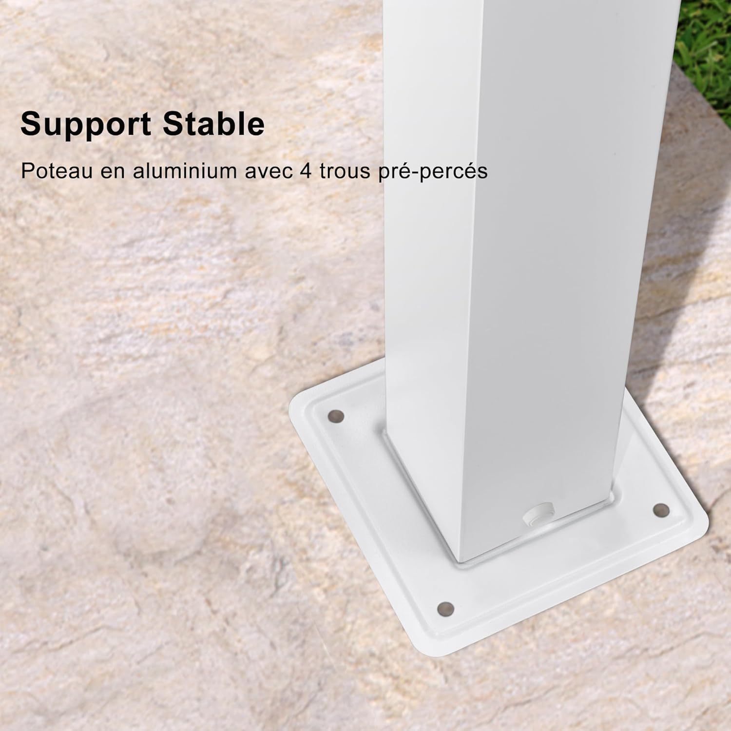 karaca-alisveris - Pergola aluminium - 4x3m - éclairage intégré, toit kaki