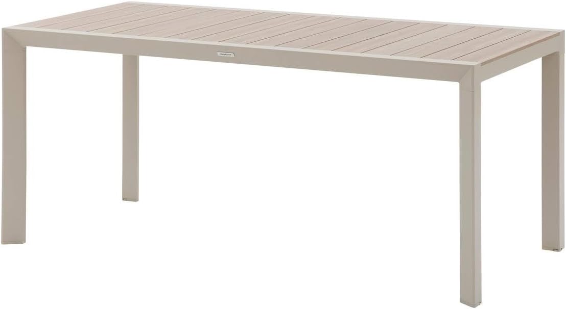 karaca-alisveris - Evasion 6 places - aluminium effet bois lin et argile